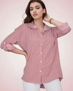 Best Koszula damska w paski Bluzki / Koszule / Koszulki