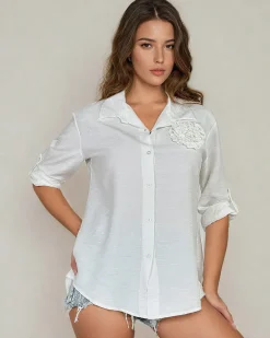 Koszula damska asymetryczna Bluzki / Koszule / Koszulki