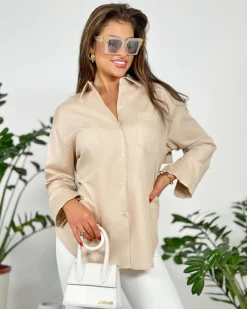 Clearance Koszula damska z kokardą Bluzki / Koszule / Koszulki