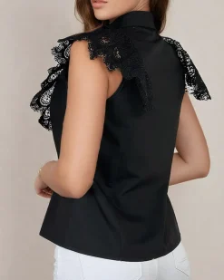 Best Koszula damska z koronką Bluzki / Koszule / Koszulki