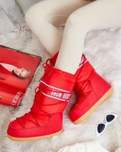 Best Kozaki damskie a'la śniegowce Snieug Śniegowce