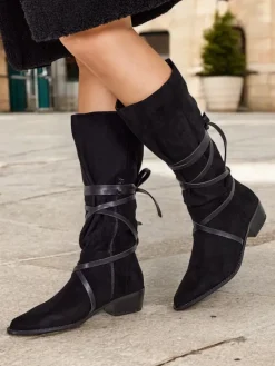 Clearance Kozaki na niskim obcasie Rolizoo Kozaki Bez Ocieplenia