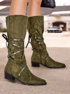 Hot Kozaki na niskim obcasie Rolizoo Kozaki Bez Ocieplenia