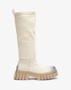 New owe damskie kozaki do połowy łydki Astaroth Kozaki Na Płaskim Obcasie|Kozaki Z Ociepleniem