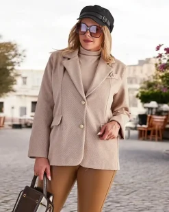 Best Krótki płaszcz damski Kurtki / Marynarki / Płaszcze