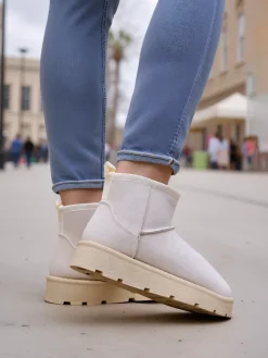 Online Krótkie buty a'la śniegowce damskie Belli Śniegowce|Botki Na Platformie