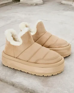 Krótkie buty a'la śniegowce damskie Zoeno Śniegowce|Botki Z Delikatnym Ociepleniem