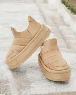 Krótkie buty a'la śniegowce damskie Zoeno Śniegowce|Botki Z Delikatnym Ociepleniem