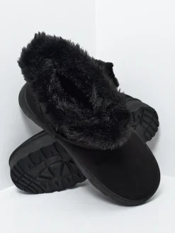 Krótkie buty a'la śniegowce damskie Myrelle Śniegowce|Botki Na Platformie