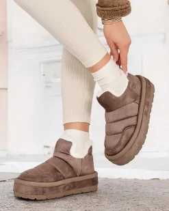 Online Krótkie buty a'la śniegowce damskie Zoeno Śniegowce|Botki Z Delikatnym Ociepleniem