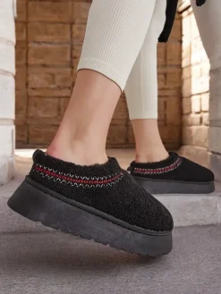 Best Krótkie buty a'la śniegowce damskie Esel Śniegowce|Botki Z Delikatnym Ociepleniem