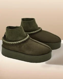 Online Krótkie buty a'la śniegowce damskie Narorzi Śniegowce|Botki Z Delikatnym Ociepleniem