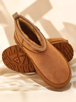 Clearance Krótkie buty a'la śniegowce damskie Fortesse Śniegowce|Botki Na Platformie