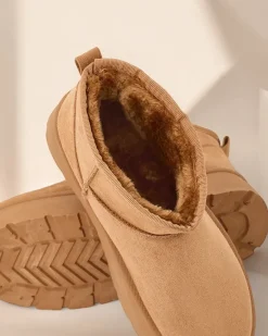 Online Krótkie buty a'la śniegowce damskie Hawanni Śniegowce|Botki Na Platformie