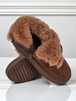 Online Krótkie buty a'la śniegowce damskie Winter Crest Śniegowce|Botki Na Platformie