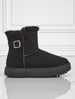 New Krótkie buty a'la śniegowce damskie Winter Crest Śniegowce|Botki Na Platformie