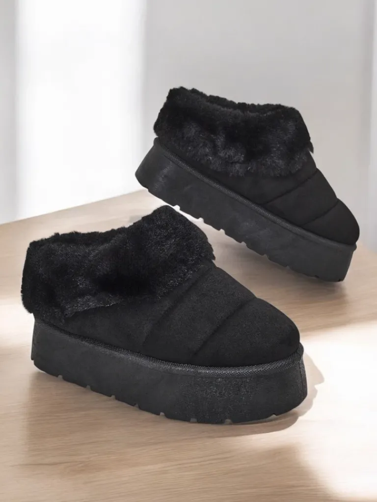 Krótkie damskie buty a'la śniegowce Eliozi Śniegowce