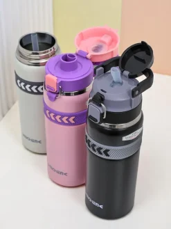 New Kubek termiczny bidon z ustnikiem i uchwytem Sports Experts Akcesoria