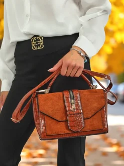 Hot Lakierowana mała damska torebka z eko skóry ShineTrace Tote Damskie Małe Torebki