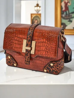 Hot Lakierowana mała damska torebka z eko skóry WildGloss Tote Damskie Małe Torebki