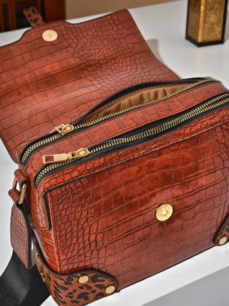 Hot Lakierowana mała damska torebka z eko skóry WildGloss Tote Damskie Małe Torebki