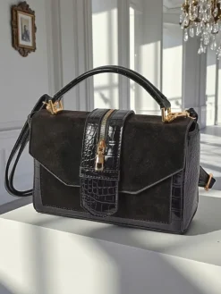 Online Lakierowana mała damska torebka z eko skóry ShineTrace Tote Damskie Małe Torebki