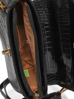 Outlet Lakierowana mała damska torebka z eko skóry MiniShine Bag Damskie Małe Torebki