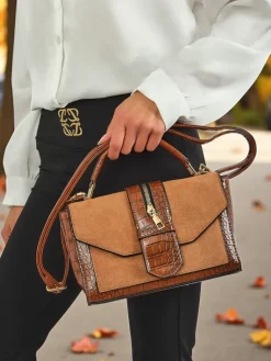 Outlet Lakierowana mała damska torebka z eko skóry ShineTrace Tote Damskie Małe Torebki