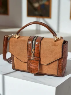 Outlet Lakierowana mała damska torebka z eko skóry ShineTrace Tote Damskie Małe Torebki