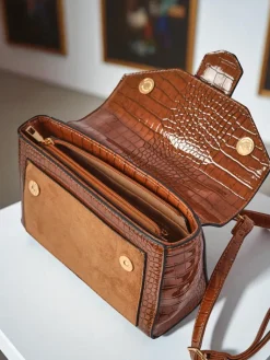 Outlet Lakierowana mała damska torebka z eko skóry ShineTrace Tote Damskie Małe Torebki