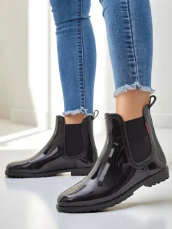 Hot Lakierowane damskie kalosze Rissma Kalosze Lakierowane