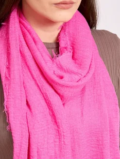 Best Lekko karbowany damski szal Damskie Chusty / Apaszki / Szaliki