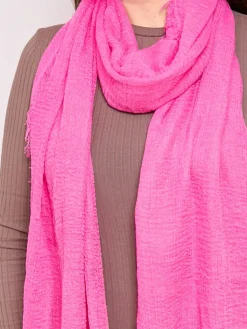 Best Lekko karbowany damski szal Damskie Chusty / Apaszki / Szaliki