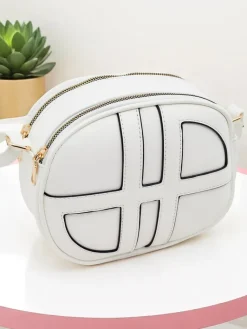 Online Mała damska okrągła torebka z eko skóry Riva Circle Damskie Małe Torebki