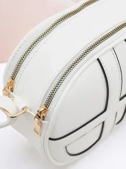 Online Mała damska okrągła torebka z eko skóry Riva Circle Damskie Małe Torebki