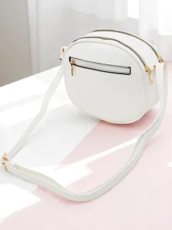 Online Mała damska okrągła torebka z eko skóry Riva Circle Damskie Małe Torebki