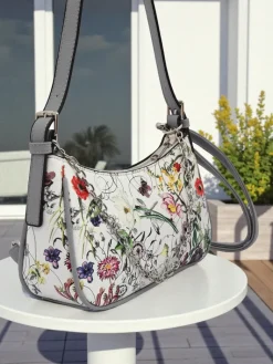 Discount Mała damska torebka z eko skóry w kwiaty Lily Bloom Damskie Małe Torebki