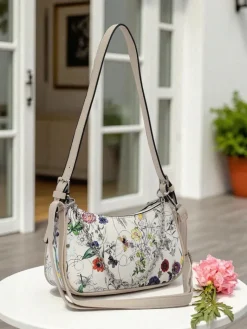 Sale Mała damska torebka z eko skóry w kwiaty Lily Bloom Damskie Małe Torebki