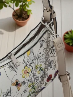 Sale Mała damska torebka z eko skóry w kwiaty Lily Bloom Damskie Małe Torebki