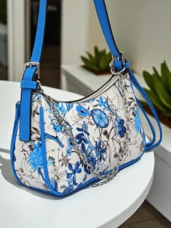 Hot Mała damska torebka z eko skóry w kwiaty Lily Bloom Damskie Małe Torebki