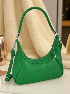 Best Mała damska torebka z eko skóry z ozdobnym paseczkiem Lacquea Damskie Małe Torebki