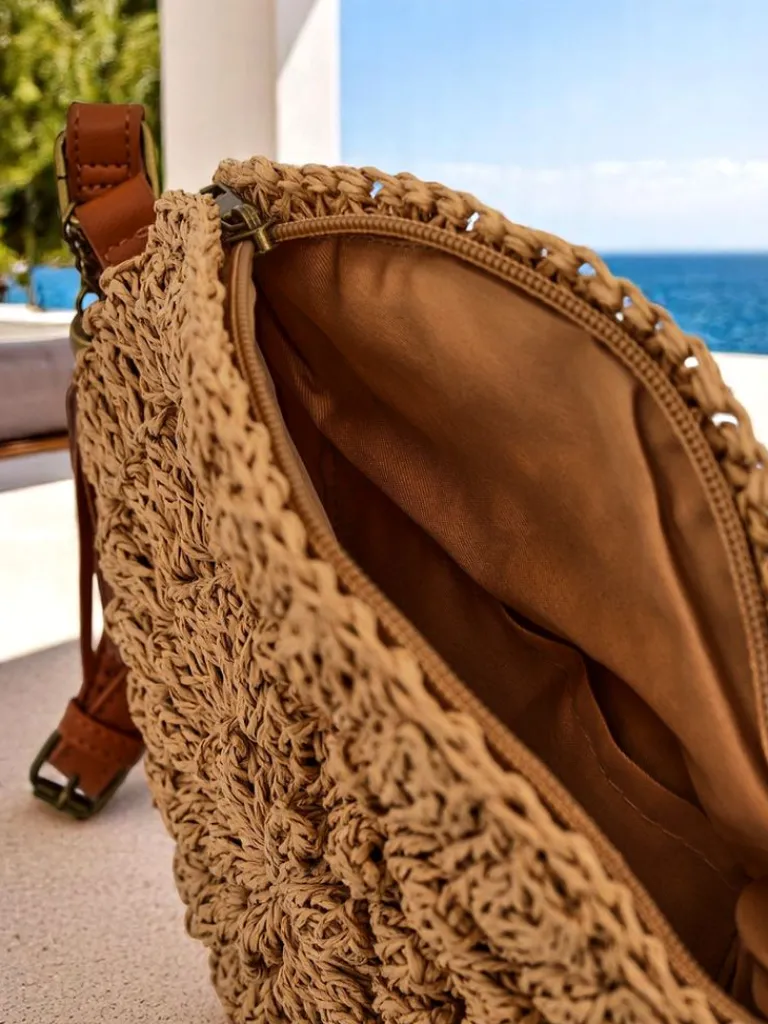 New Mała słomiana torebka damska Solea Mini Damskie Małe Torebki|Wiklinowe I Słomiane