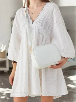 New Mała torebka damska eko skórzana z tłoczeniem Damskie Małe Torebki