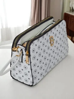 Sale Mała torebka z eko skóry z printem Viva Linea Damskie Małe Torebki