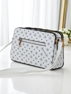 Sale Mała torebka z eko skóry z printem Viva Linea Damskie Małe Torebki