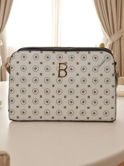 Online Mała torebka z eko skóry z printem Viva Linea Damskie Małe Torebki