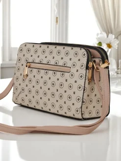 Online Mała torebka z eko skóry z printem Viva Linea Damskie Małe Torebki