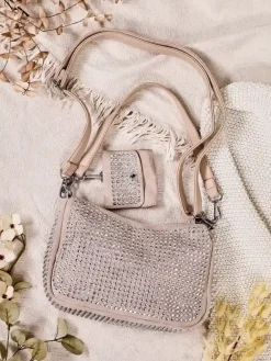 Mała torebka damska z dżetami Damskie Małe Torebki