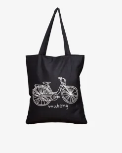 Best Materiałowa torba z białym nadrukiem Damskie Materiałowe