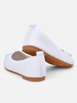 Outlet Materiałowe damskie baleriny Magger Baleriny Klasyczne